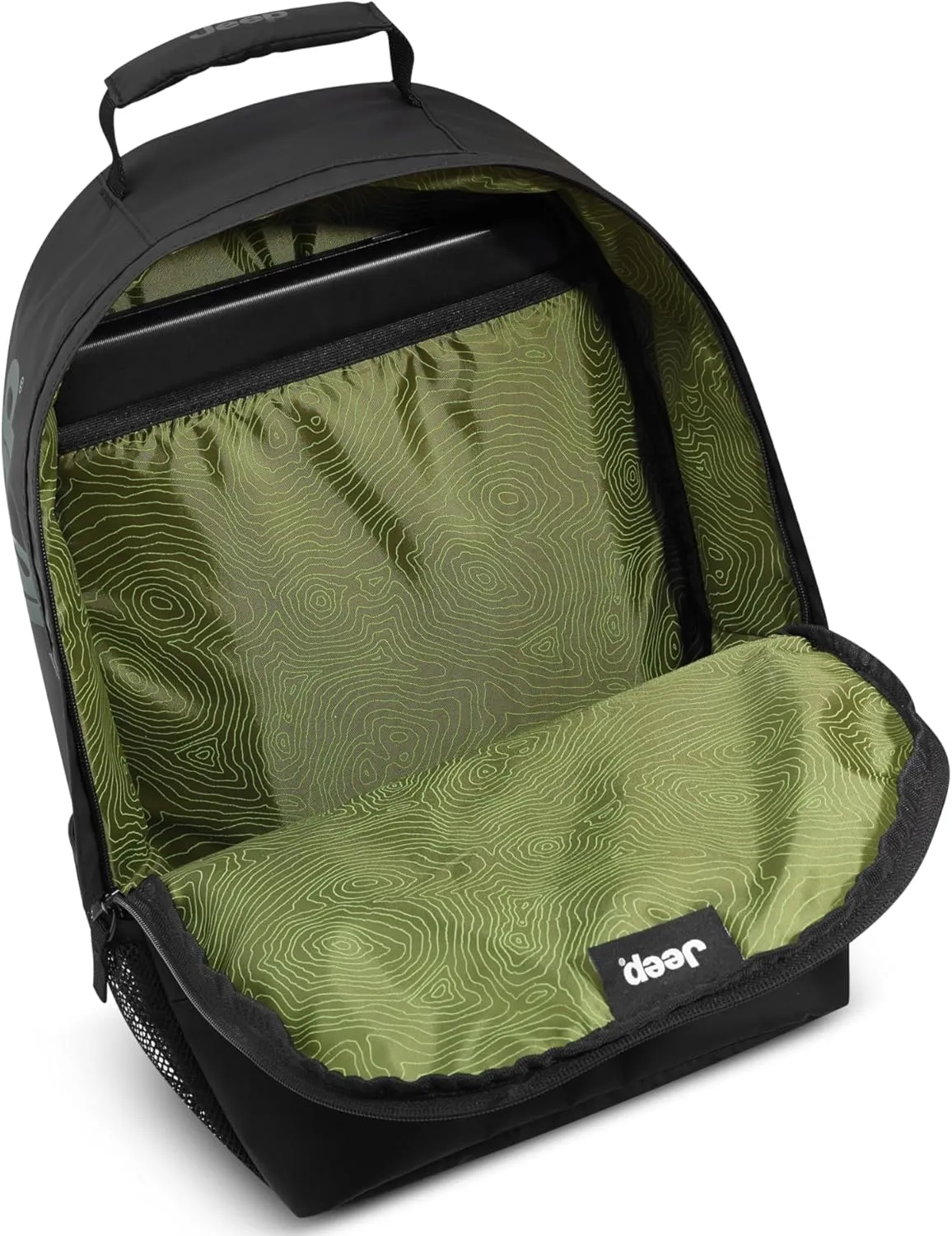 Jeep JS012C Travel Backpack, Black, 15.6" Laptop