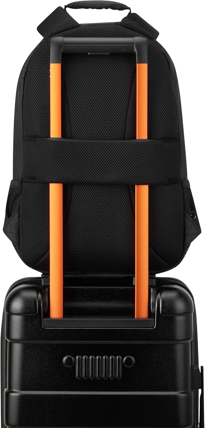 Jeep JS012C Travel Backpack, Black, 15.6" Laptop