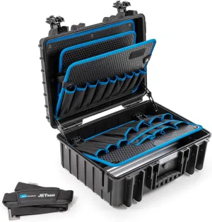 Jet 5000 Outdoor Tool Case with Pocket Tool Boards, Black
