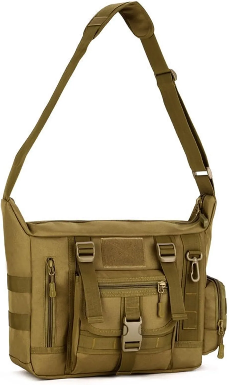 Jungle Leopard Tactical Camouflage Messenger Bag for Men Crossbody Military Laptop Sling Shoulder Bag(K308-ACU)