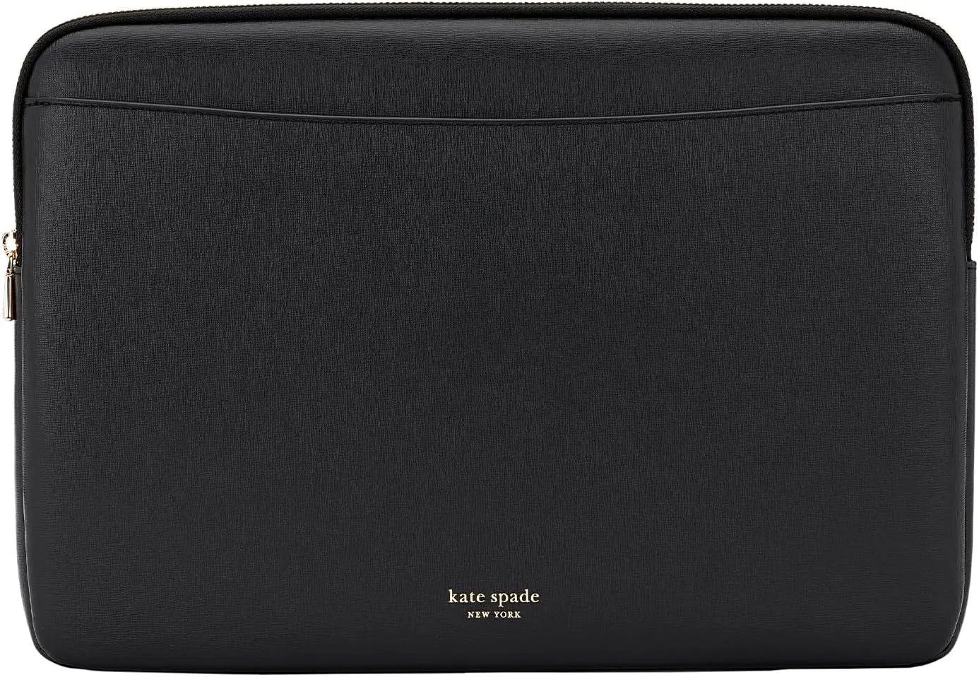 kate spade new york Saffiano Laptop Sleeve 16 Inch - Black - Compatible with All MacBook M Series Devices