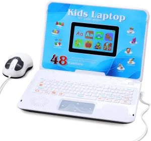 Kids Laptop, Color Screen Educational Laptop with 48 Learning Modes, Laptop for Kids Ages 5 