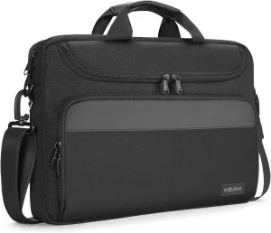 KIZUNA Laptop Bag Case 14 Inch Computer Shoulder Sleeve for 15" MacBook air M3 M2/Lenovo IdeaPad Slim 3i/IdeaPad Flex 5/15.4 MacBook Pro/14 Yoga Slim Pro X/Surface Studio 2/HP/Dell, Black