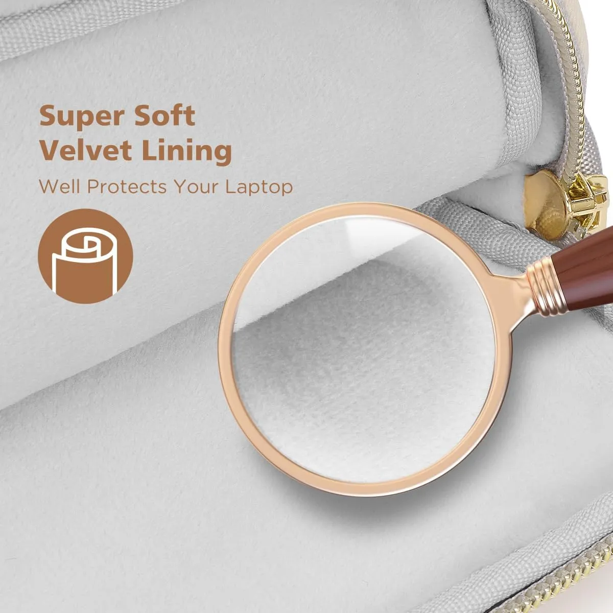 KIZUNA Laptop Sleeve Case 15.6 Inch Computer Shoulder Bag for for MacBook Air 15 M2/MacBook Pro M1 M2 Max/16 Lenovo Legion Slim 5i Gen 8/16" IdeaPad Slim 5/Gaming 3i/HP Envy x360 15/Dell XPS 15,Beige