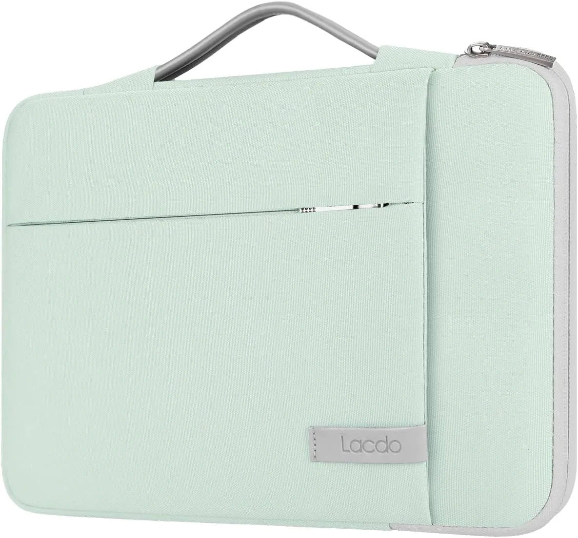 Lacdo 360° Protective 15-15.6 Inch Laptop Sleeve Case for Acer HP Dell ASUS Laptop, Acer Aspire 15, HP Pavilion 15, Dell Inspiron 15, Lenovo IdeaPad 15, ASUS ZenBook 15 Computer Bag, Green