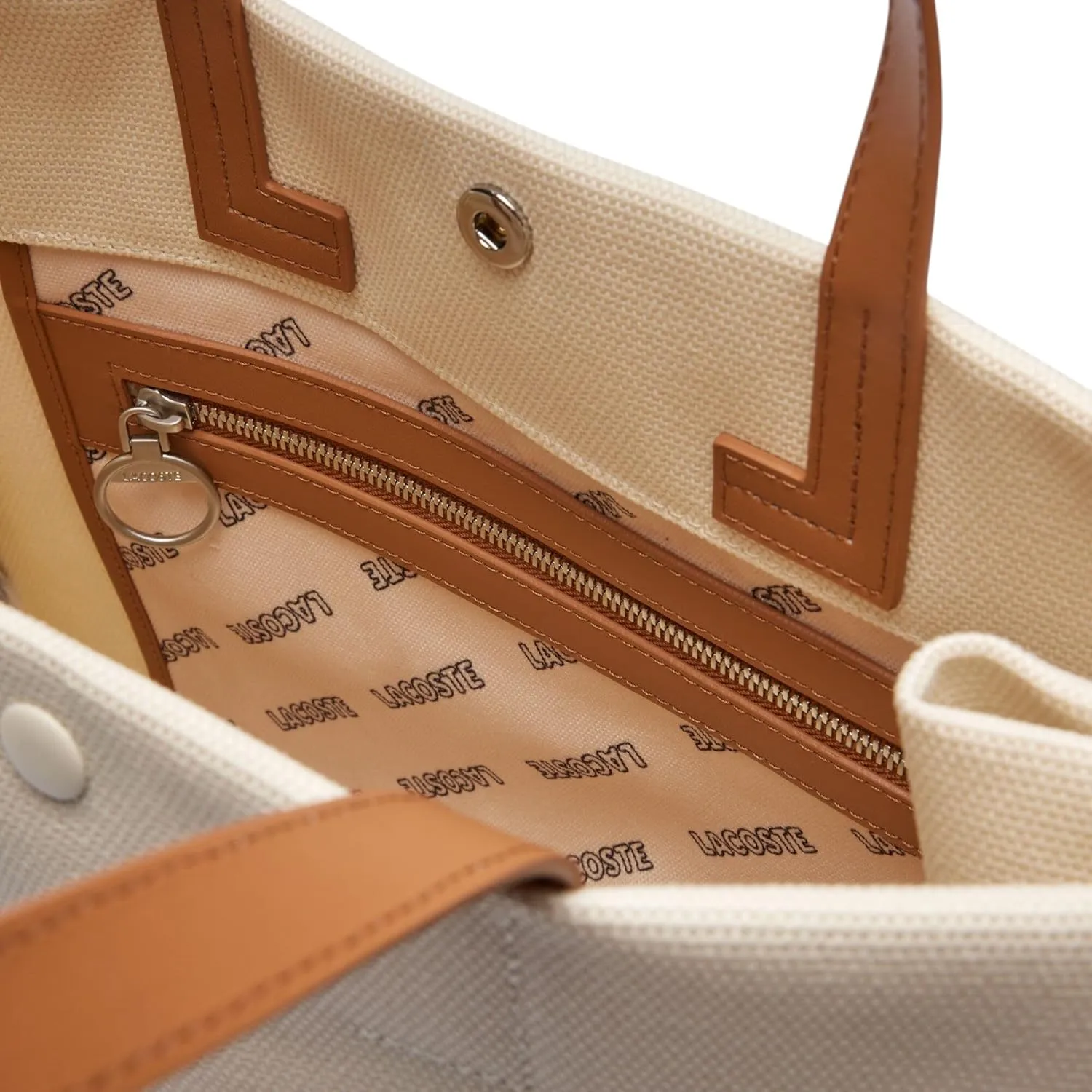 Lacoste Heritage Canvas Shopping Bag