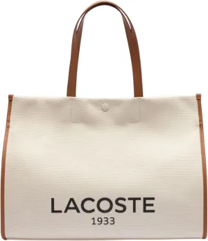 Lacoste Heritage Canvas Shopping Bag
