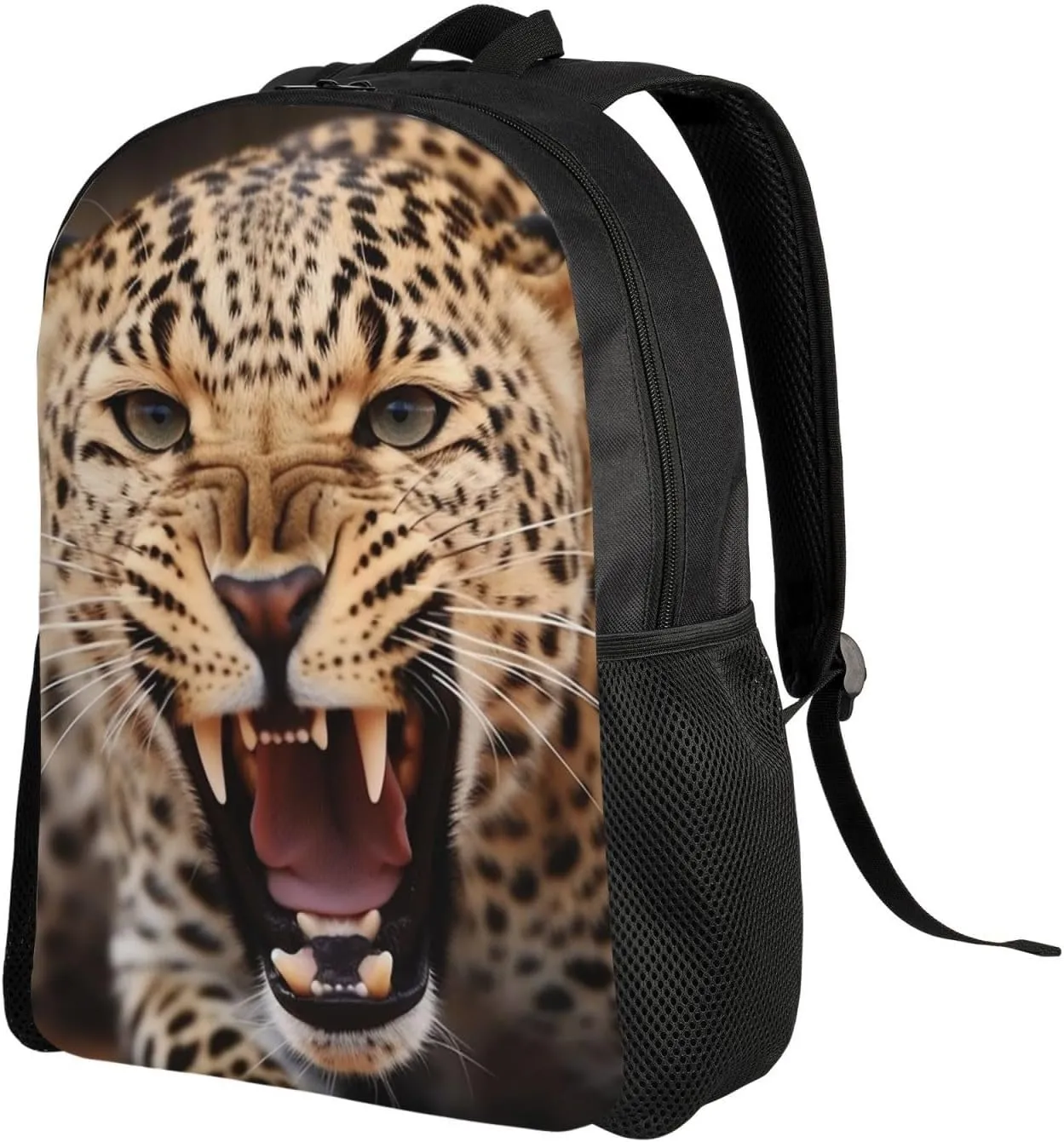 Laptop Backpack for Men Women Carry On Backpack Leopard Roars Cool Animal Backpack Lightweight Travel Bag Casual Daypack