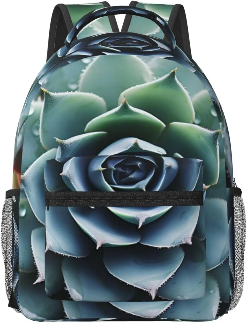 Laptop Backpack for Men Women Lightweight Travel Backpack Succulent Plant Daypack Laptop Bag for Travel