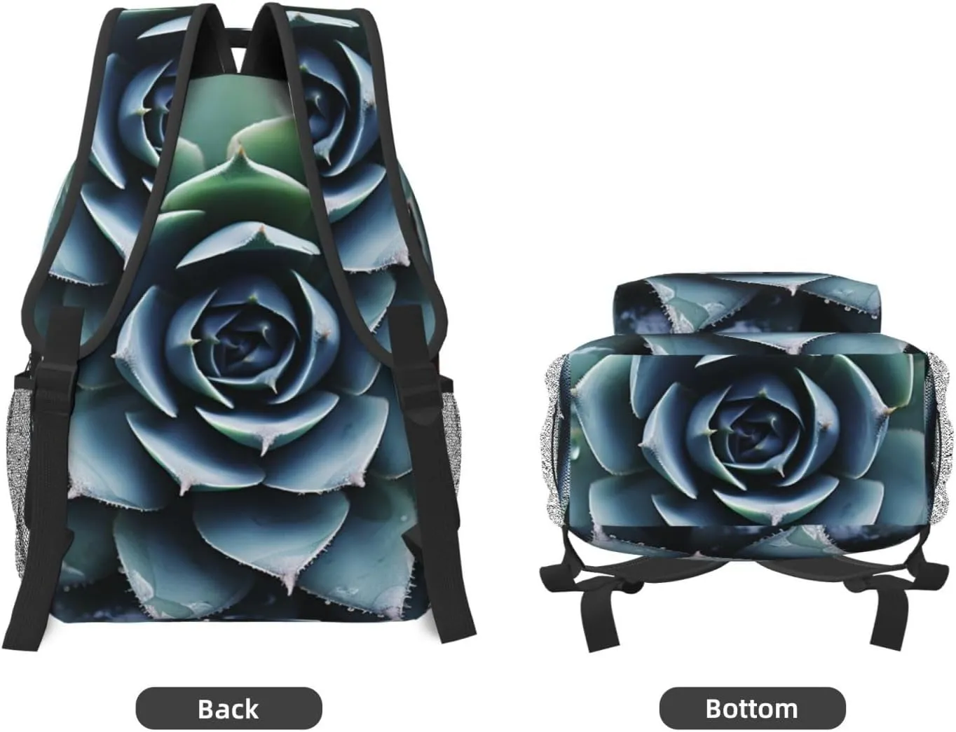 Laptop Backpack for Men Women Lightweight Travel Backpack Succulent Plant Daypack Laptop Bag for Travel