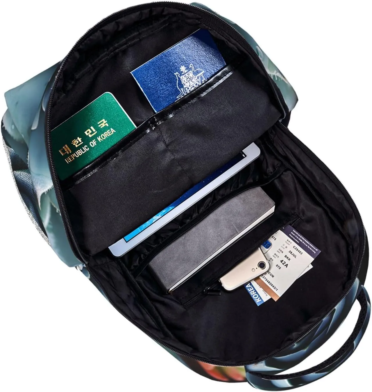 Laptop Backpack for Men Women Lightweight Travel Backpack Succulent Plant Daypack Laptop Bag for Travel