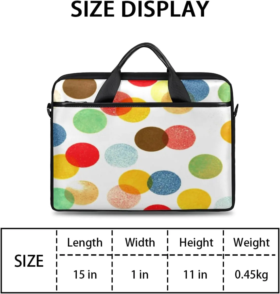 Laptop Bag 13-15 Inch Laptop Sleeve Case for Men Women Briefcase Messenger Bag Computer Shoulder Bag for Travel Work