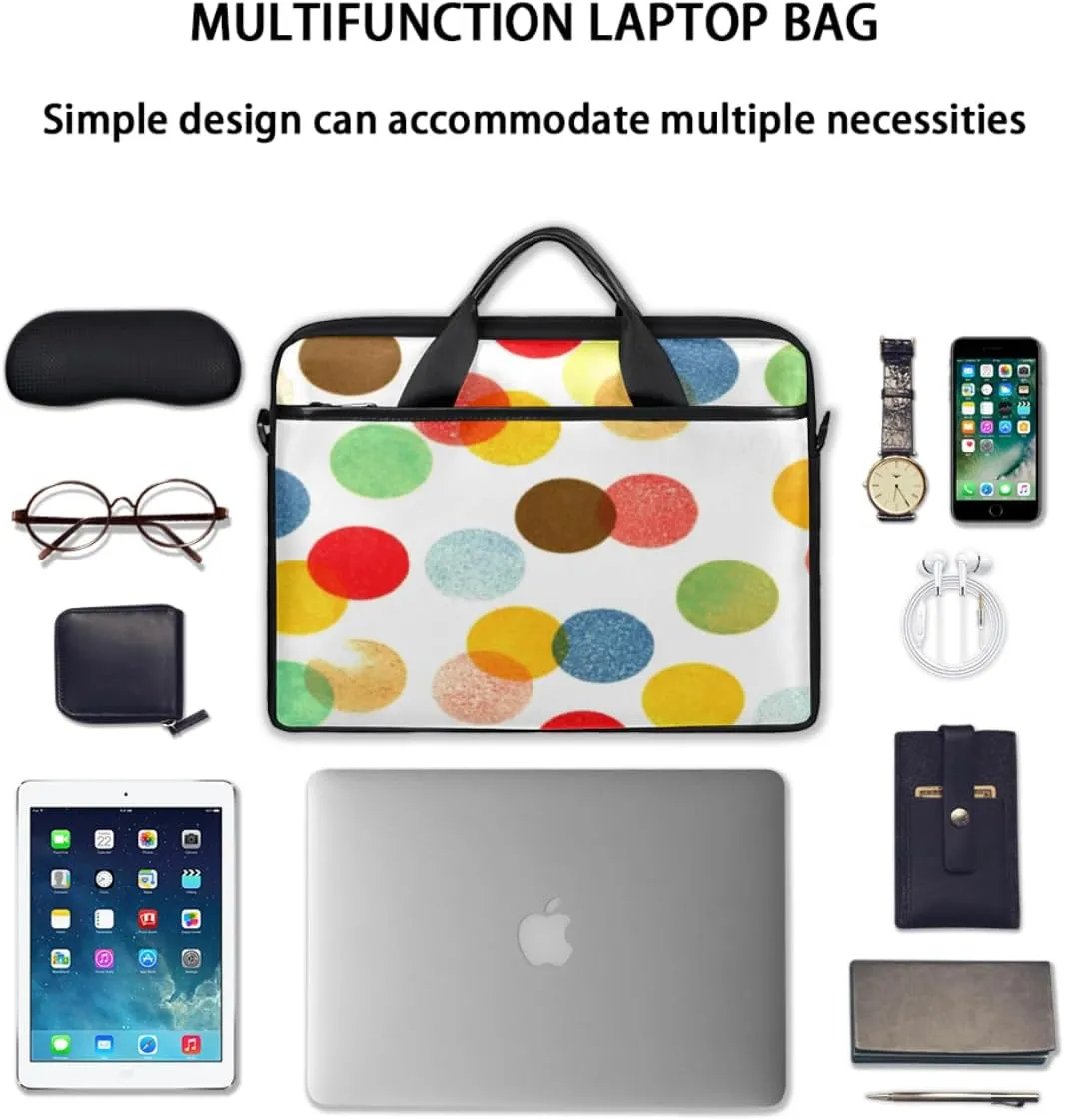 Laptop Bag 13-15 Inch Laptop Sleeve Case for Men Women Briefcase Messenger Bag Computer Shoulder Bag for Travel Work