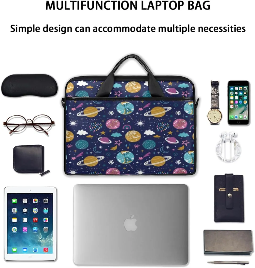Laptop Bag 13-15 Inch Laptop Sleeve Case for Men Women Briefcase Messenger Bag Computer Shoulder Bag for Travel Work