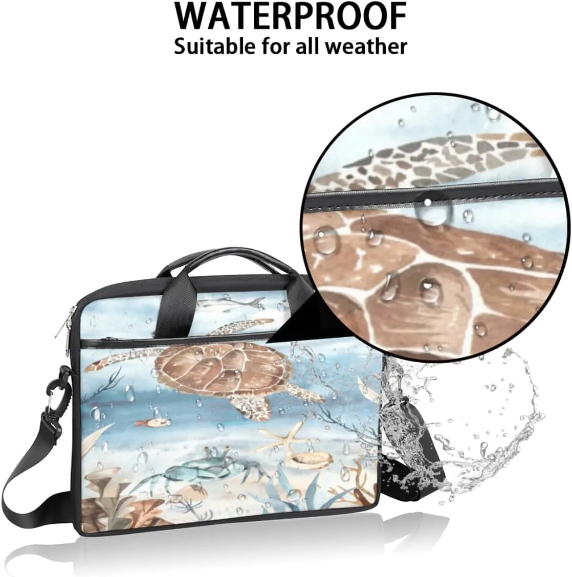 Laptop Bag 13-15 Inch Laptop Sleeve Case for Men Women Briefcase Messenger Bag Computer Shoulder Bag for Travel Work