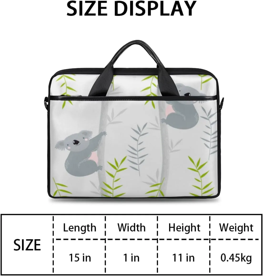 Laptop Bag 13-15 Inch Laptop Sleeve Case for Men Women Briefcase Messenger Bag Computer Shoulder Bag for Travel Work