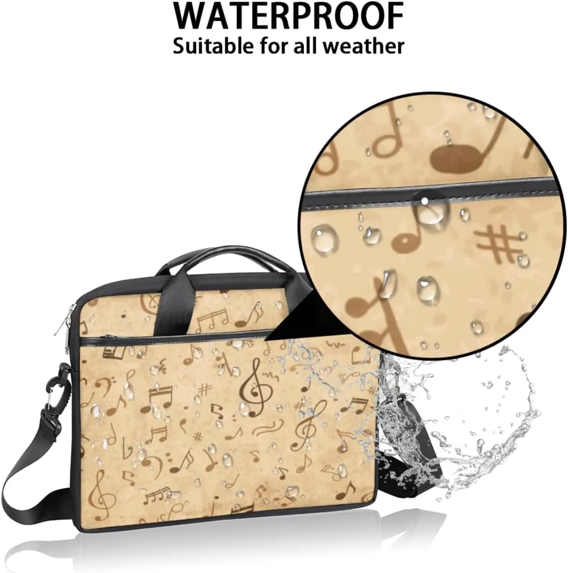 Laptop Bag 13-15 Inch Laptop Sleeve Case for Men Women Briefcase Messenger Bag Computer Shoulder Bag for Travel Work