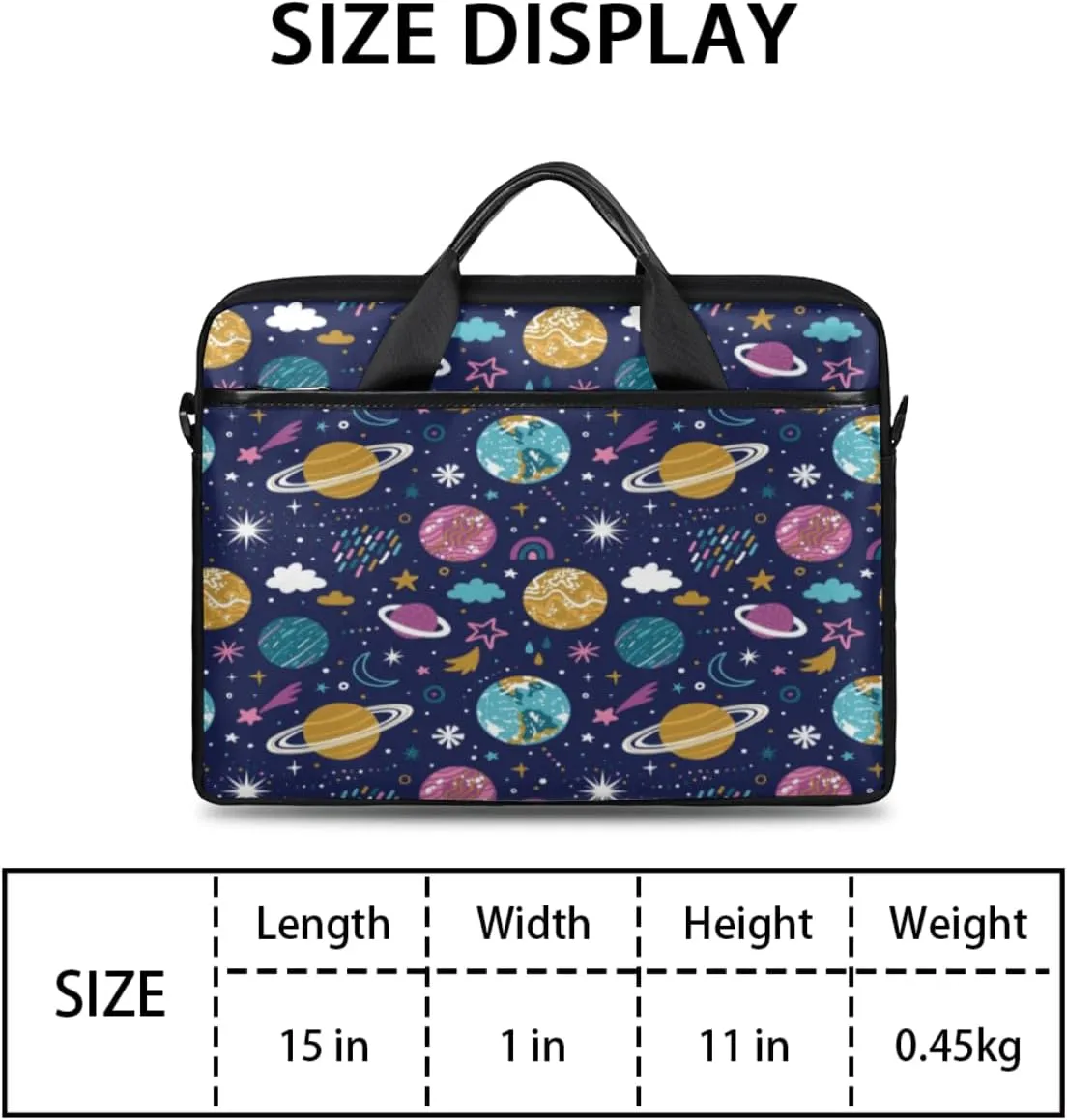 Laptop Bag 13-15 Inch Laptop Sleeve Case for Men Women Briefcase Messenger Bag Computer Shoulder Bag for Travel Work