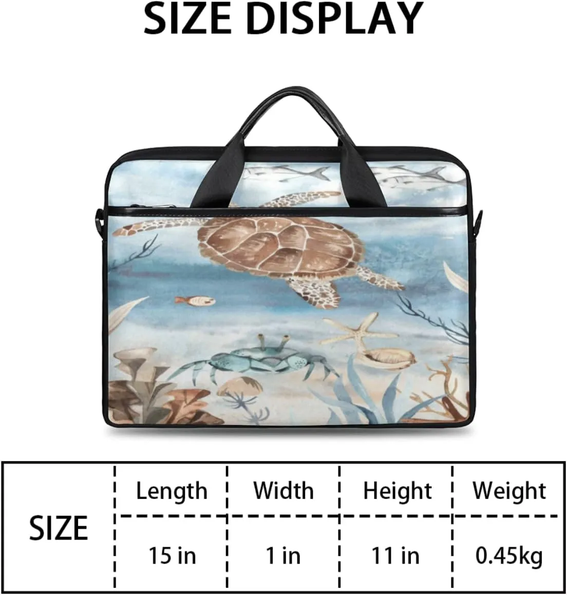 Laptop Bag 13-15 Inch Laptop Sleeve Case for Men Women Briefcase Messenger Bag Computer Shoulder Bag for Travel Work