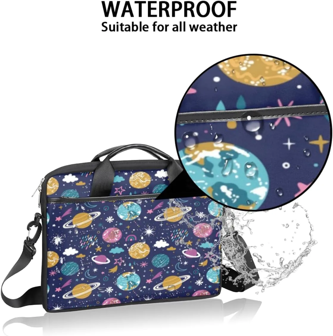 Laptop Bag 13-15 Inch Laptop Sleeve Case for Men Women Briefcase Messenger Bag Computer Shoulder Bag for Travel Work