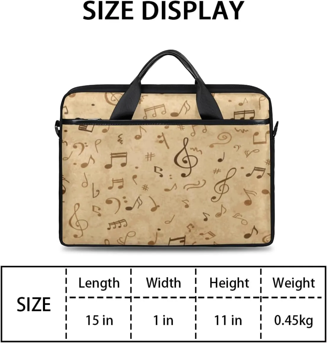 Laptop Bag 13-15 Inch Laptop Sleeve Case for Men Women Briefcase Messenger Bag Computer Shoulder Bag for Travel Work