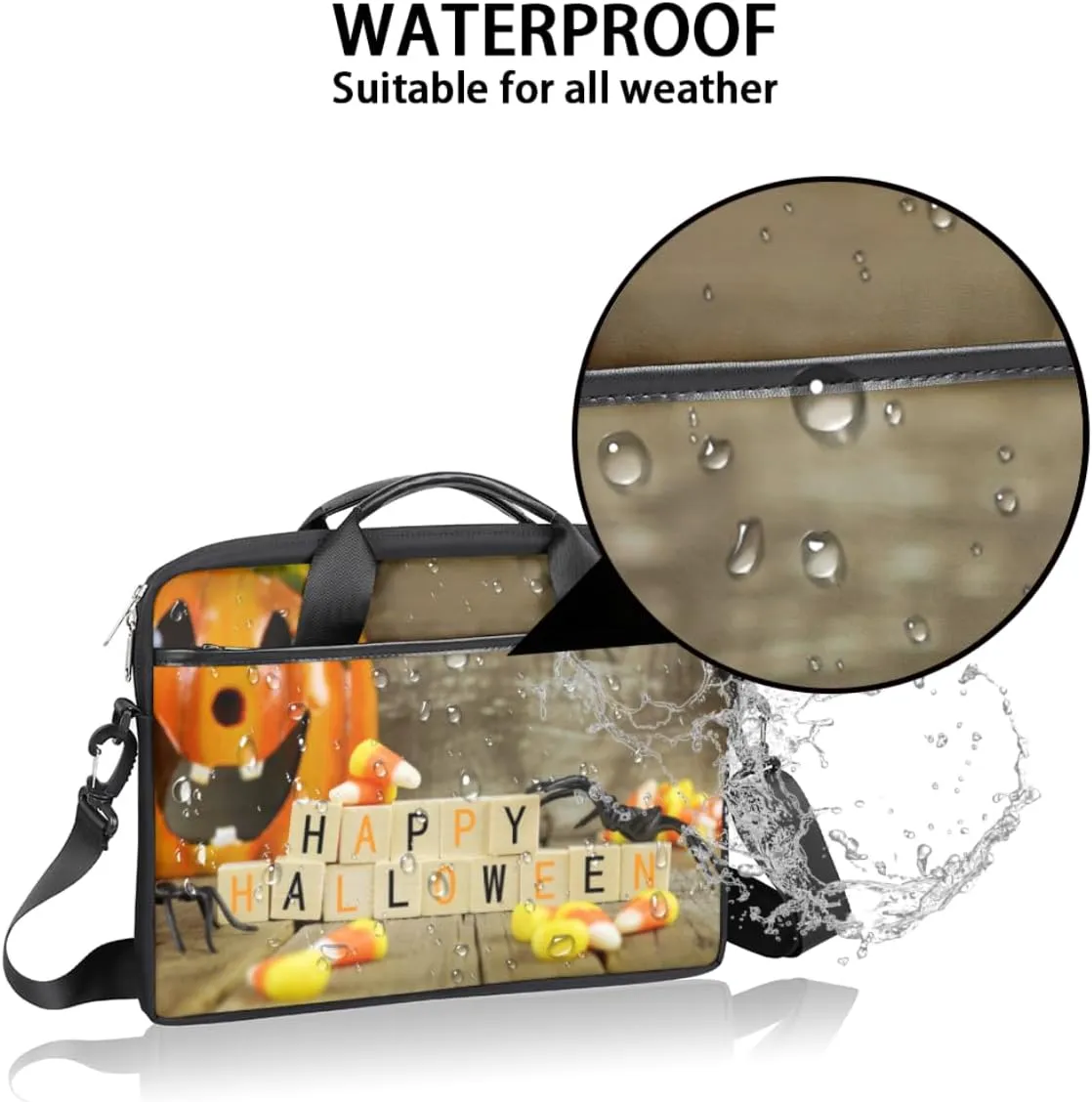 Laptop Bag 13-15 Inch Laptop Sleeve Case for Men Women Briefcase Messenger Bag Computer Shoulder Bag for Travel Work