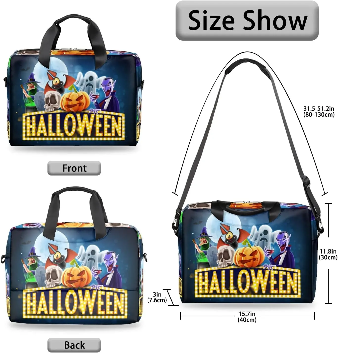 Laptop Bag 15.6 Inch Laptop Sleeve Case for Men Women Briefcase Messenger Bag 16 Inch Computer Shoulder Bag