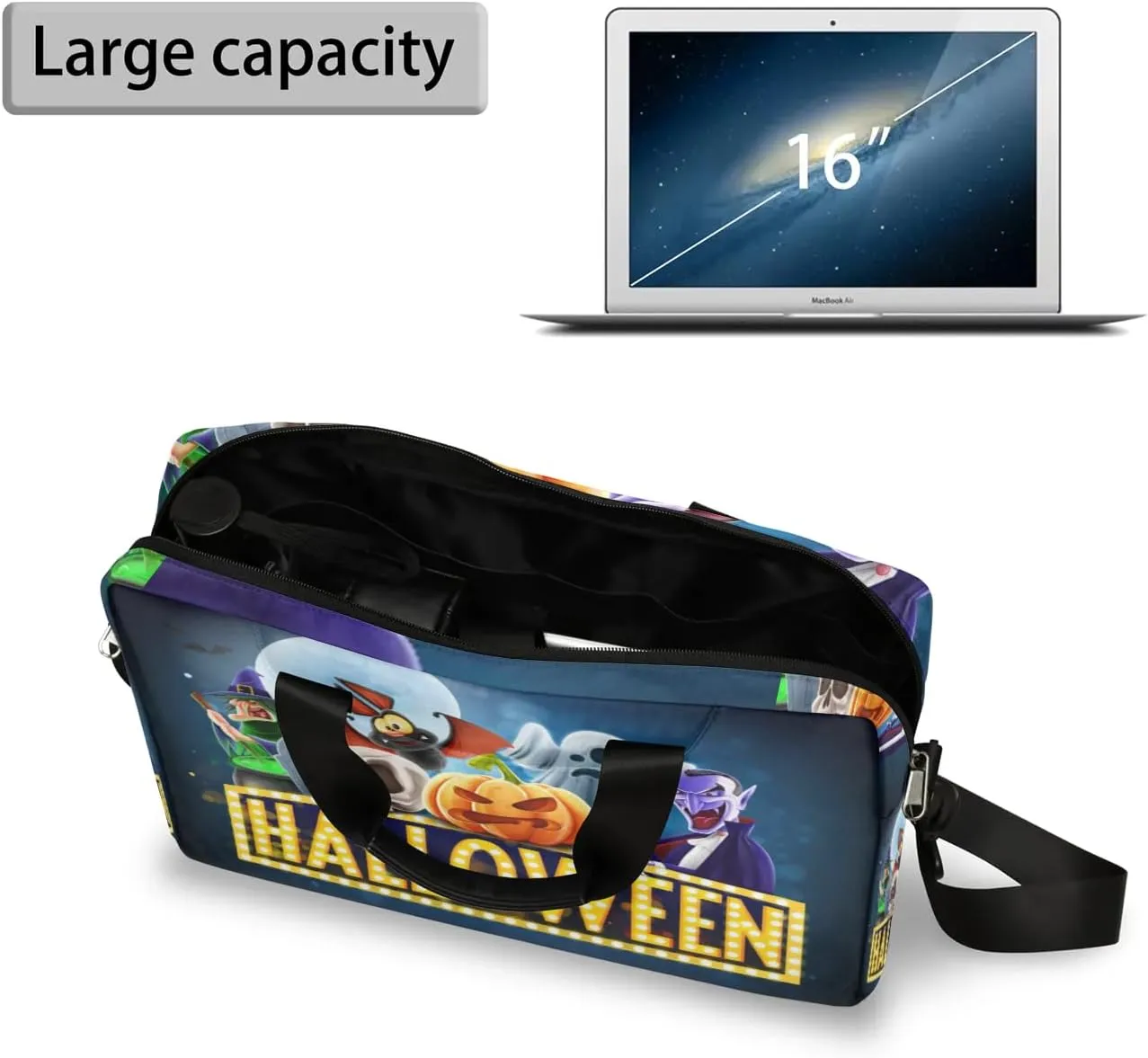 Laptop Bag 15.6 Inch Laptop Sleeve Case for Men Women Briefcase Messenger Bag 16 Inch Computer Shoulder Bag