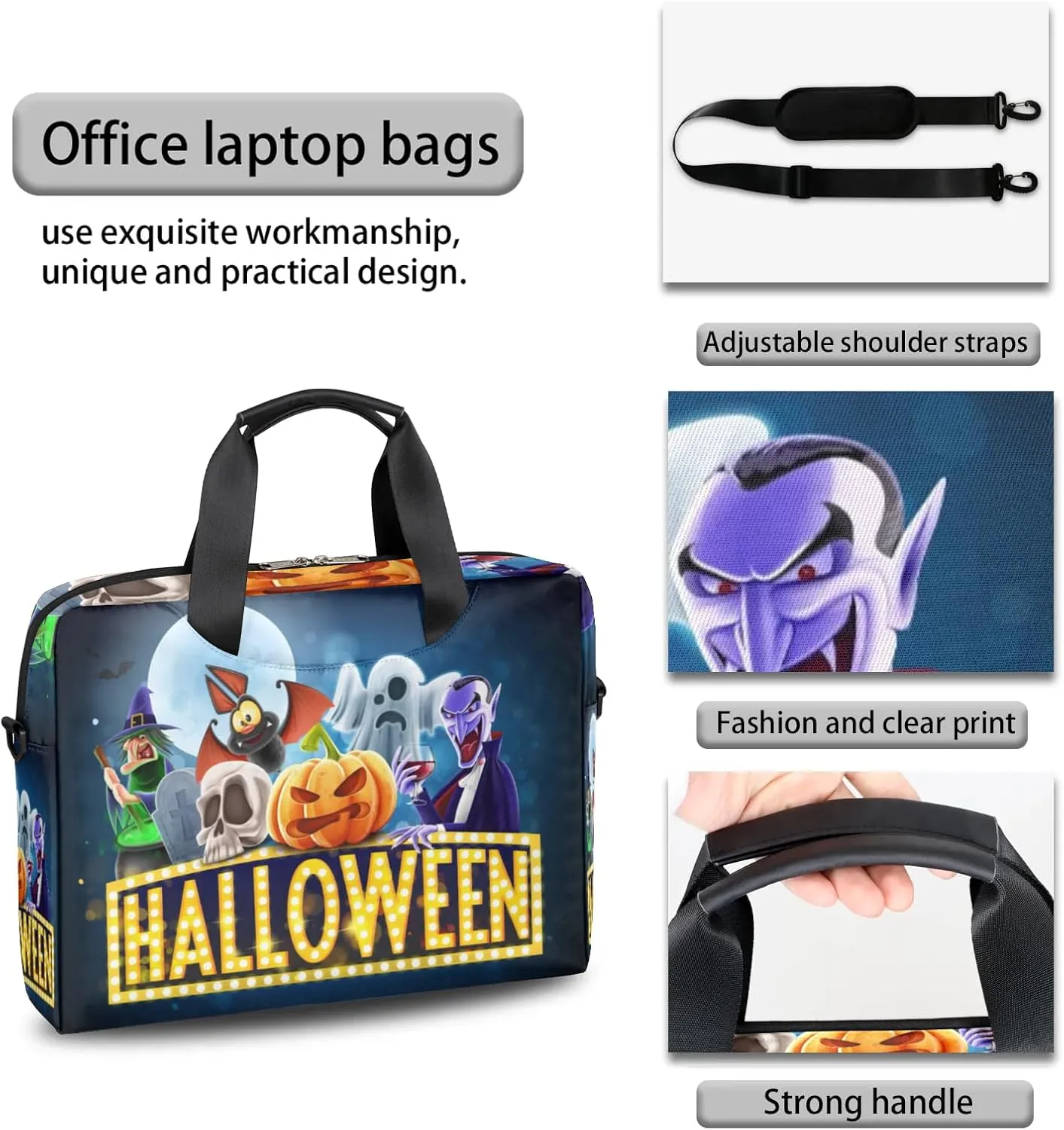 Laptop Bag 15.6 Inch Laptop Sleeve Case for Men Women Briefcase Messenger Bag 16 Inch Computer Shoulder Bag