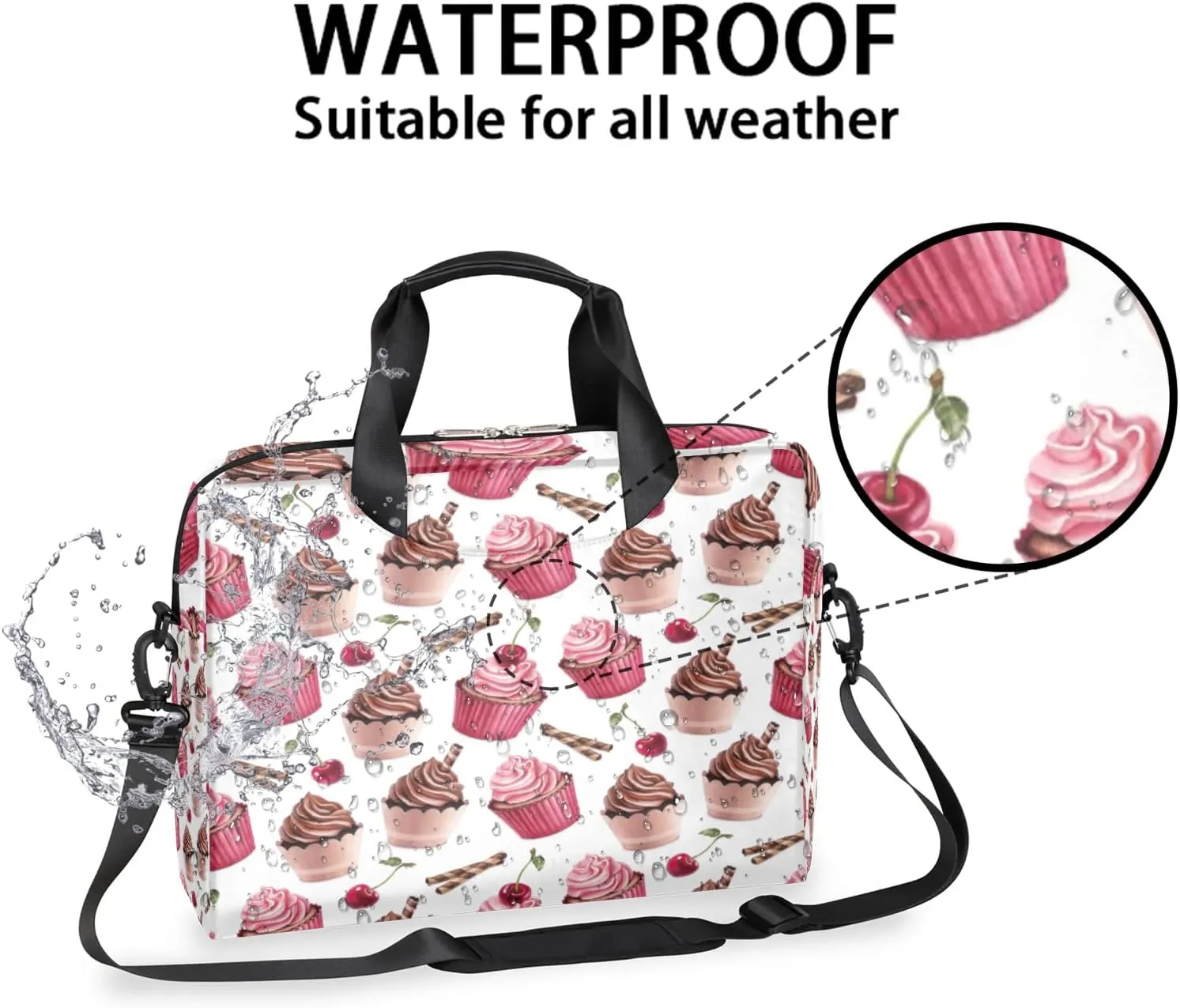Laptop Bag 15.6 Inch Laptop Sleeve Case for Men Women Briefcase Messenger Bag 16 Inch Computer Shoulder Bag