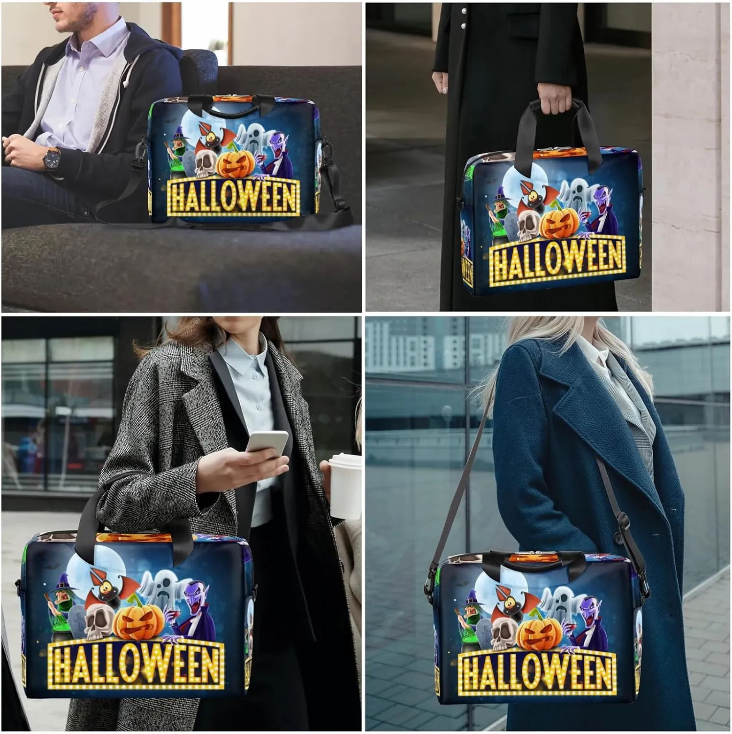 Laptop Bag 15.6 Inch Laptop Sleeve Case for Men Women Briefcase Messenger Bag 16 Inch Computer Shoulder Bag