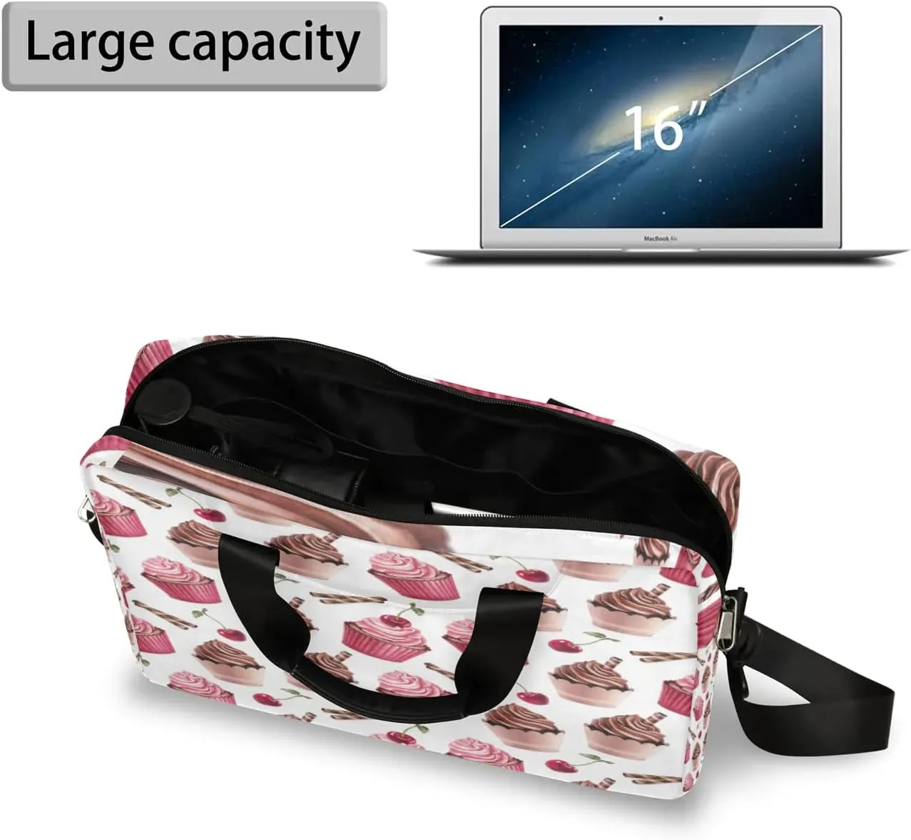 Laptop Bag 15.6 Inch Laptop Sleeve Case for Men Women Briefcase Messenger Bag 16 Inch Computer Shoulder Bag