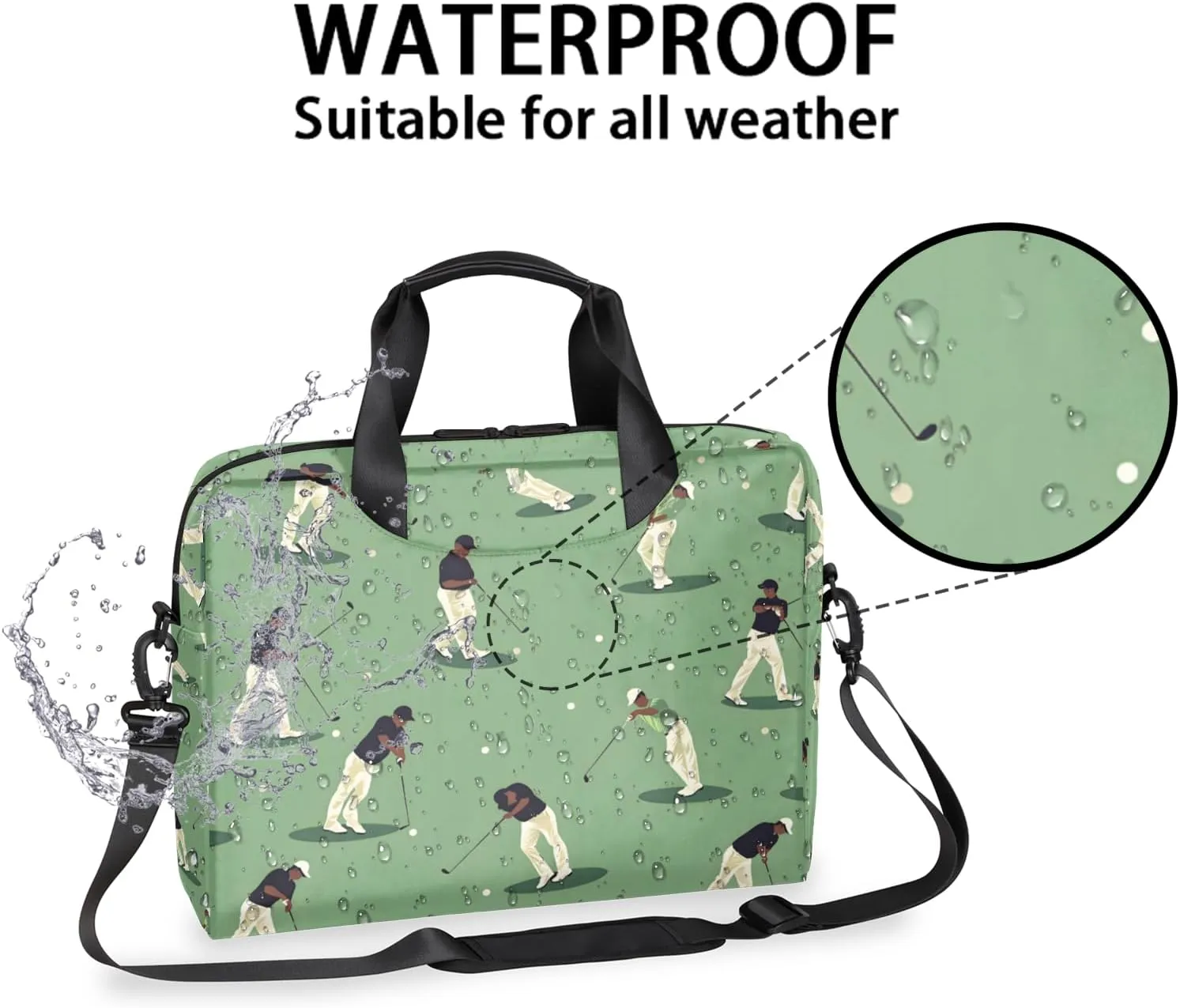 Laptop Bag 15.6 Inch Laptop Sleeve Case with Shoulder Straps Computer Slim Briefcase for Men and Women