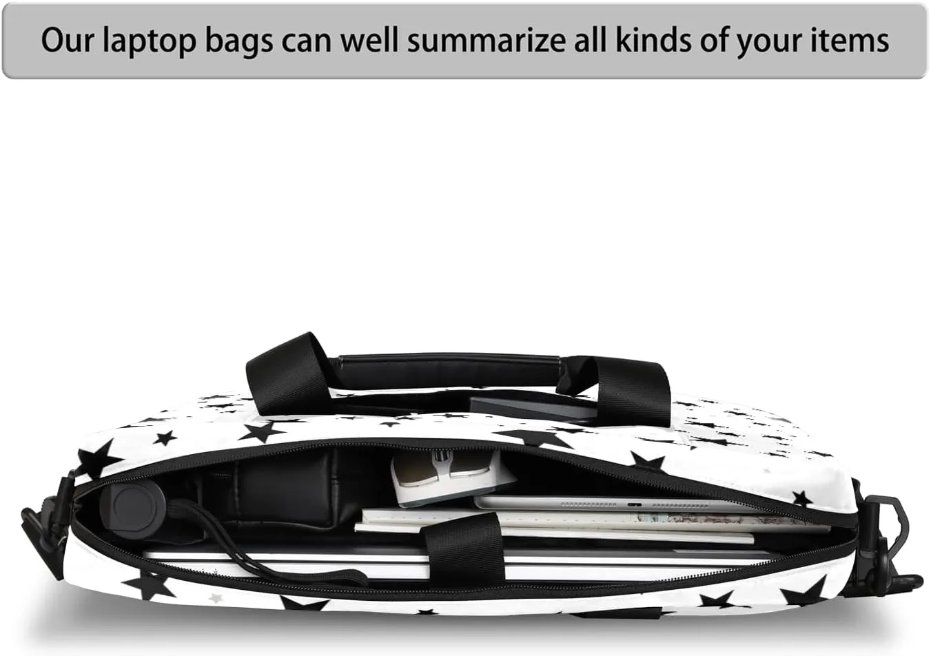 Laptop Bag 15.6 Inch Laptop Sleeve Case with Shoulder Straps Computer Slim Briefcase for Men and Women
