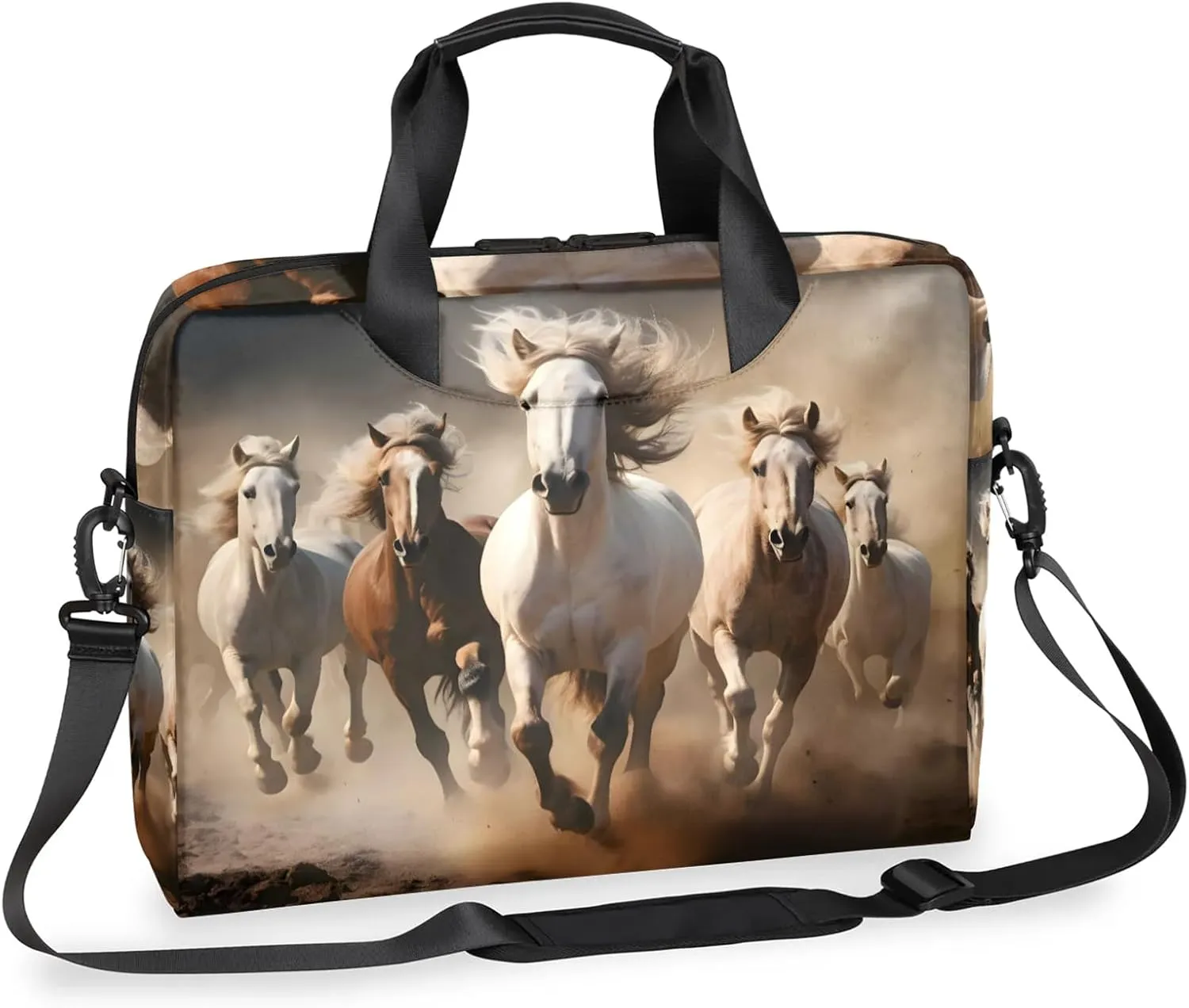Laptop Bag 15.6 Inch Laptop Sleeve Case with Shoulder Straps Computer Slim Briefcase for Men and Women