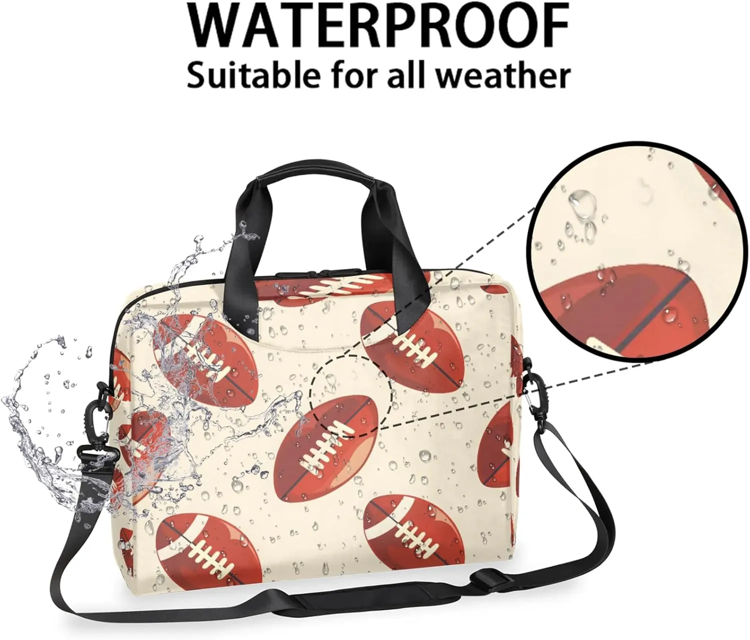 Laptop Bag 15.6 Inch Laptop Sleeve Case with Shoulder Straps Computer Slim Briefcase for Men and Women