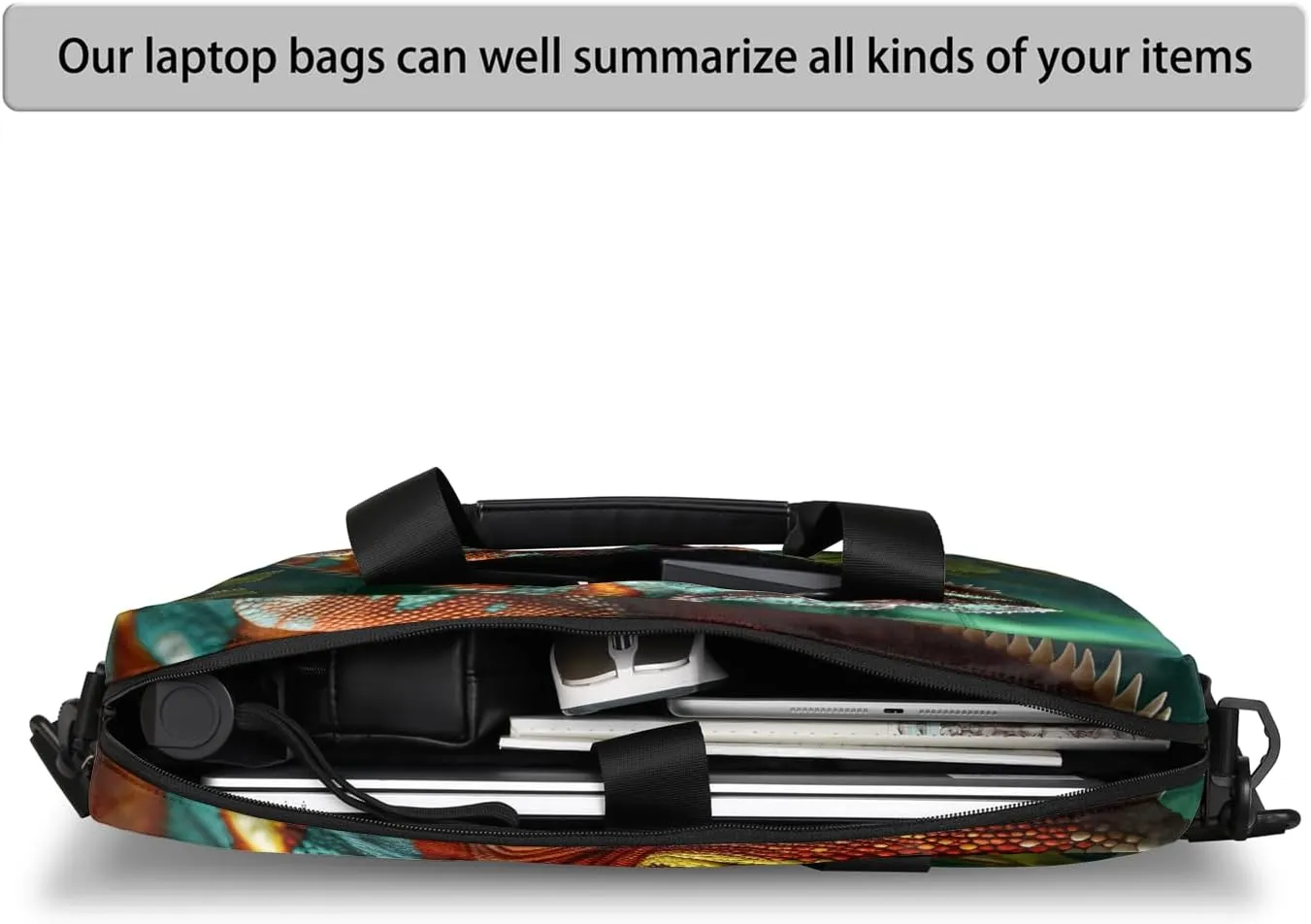 Laptop Bag 15.6 Inch Laptop Sleeve Case with Shoulder Straps Computer Slim Briefcase for Men and Women