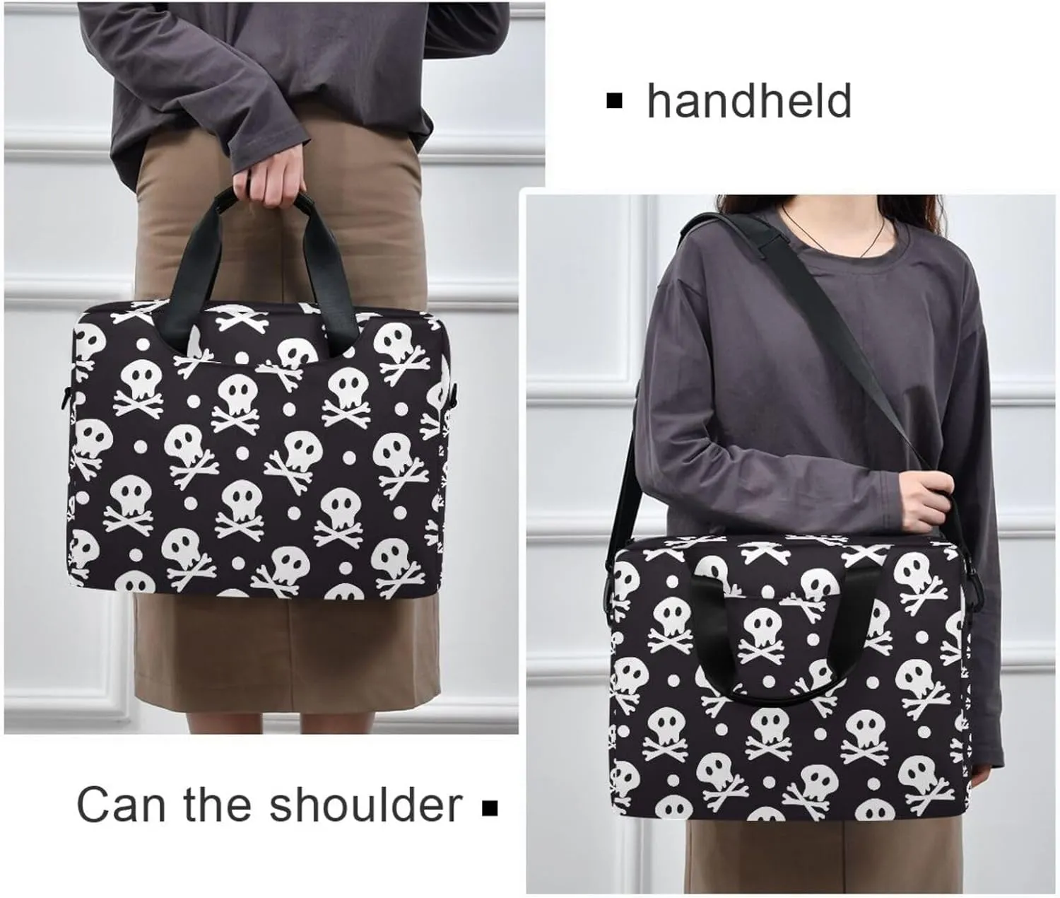 Laptop Bag Case Computer Shoulder Bag Waterproof Laptop Work Bag Crossbody Computer Shoulder Bag Carrying Case