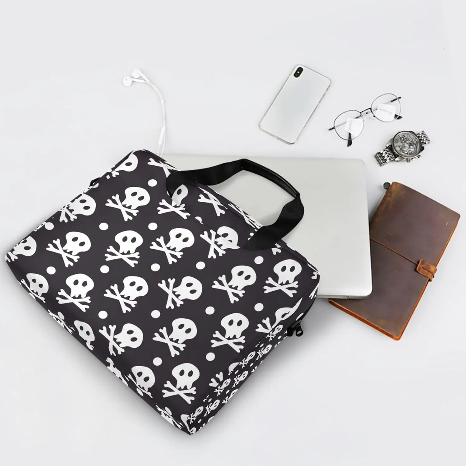 Laptop Bag Case Computer Shoulder Bag Waterproof Laptop Work Bag Crossbody Computer Shoulder Bag Carrying Case