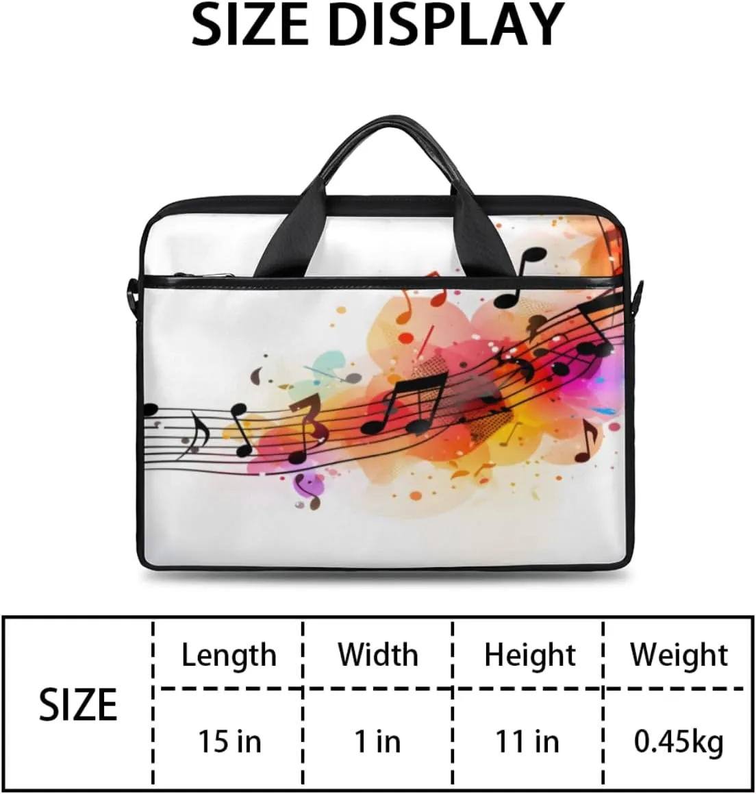 Laptop Bag Case Shoulder Messenger Carrying Bag 13 14 15 Inch Waterproof Computer Sleeve Cover