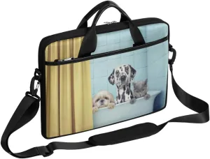 Laptop Bag Case Shoulder Messenger Carrying Bag 13 14 15 Inch Waterproof Computer Sleeve Cover