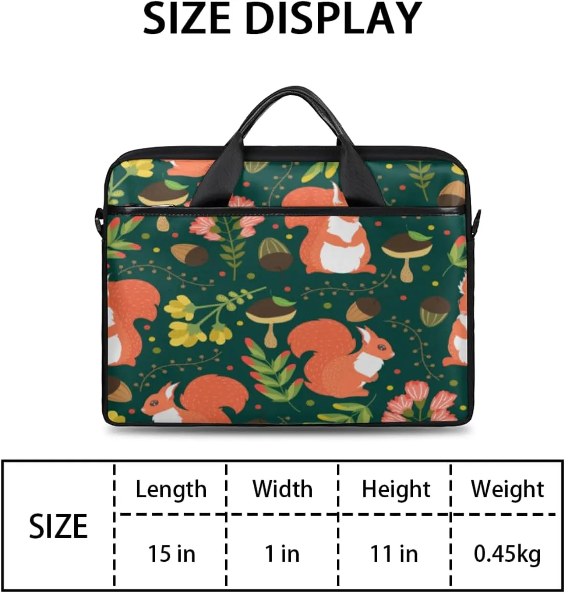 Laptop Bag Case Shoulder Messenger Carrying Bag 13 14 15 Inch Waterproof Computer Sleeve Cover
