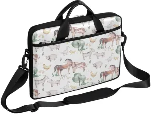 Laptop Bag Case Shoulder Messenger Carrying Bag 13 14 15 Inch Waterproof Computer Sleeve Cover