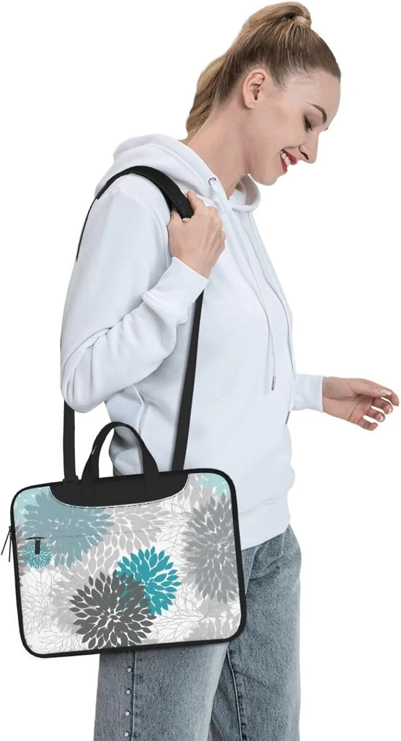 Laptop Bag fit,Skull and US Flag Laptop Briefcase, Suitable for Office School Travel