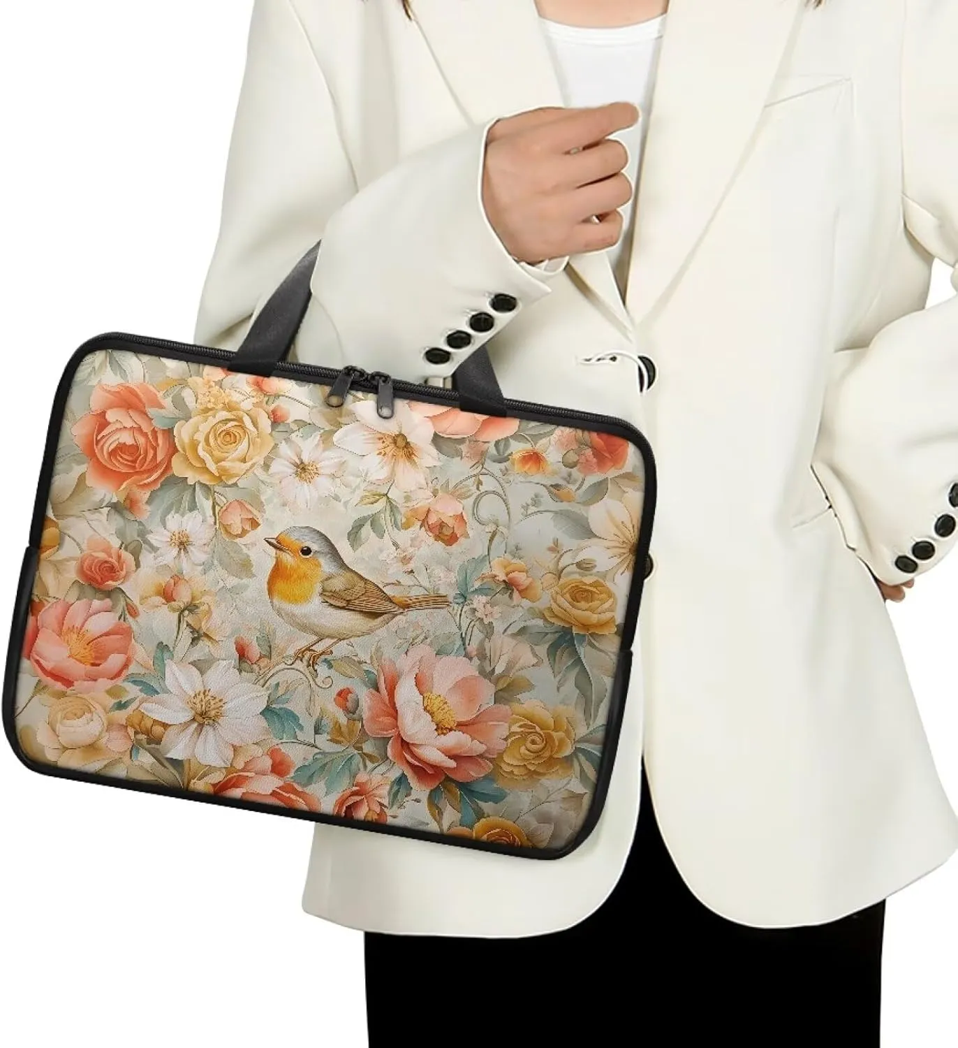 Laptop Bag for Women Men Portable Laptop Tote Bag Waterproof Computer Handbag Case Sleeve for Notebooks 10-17inch