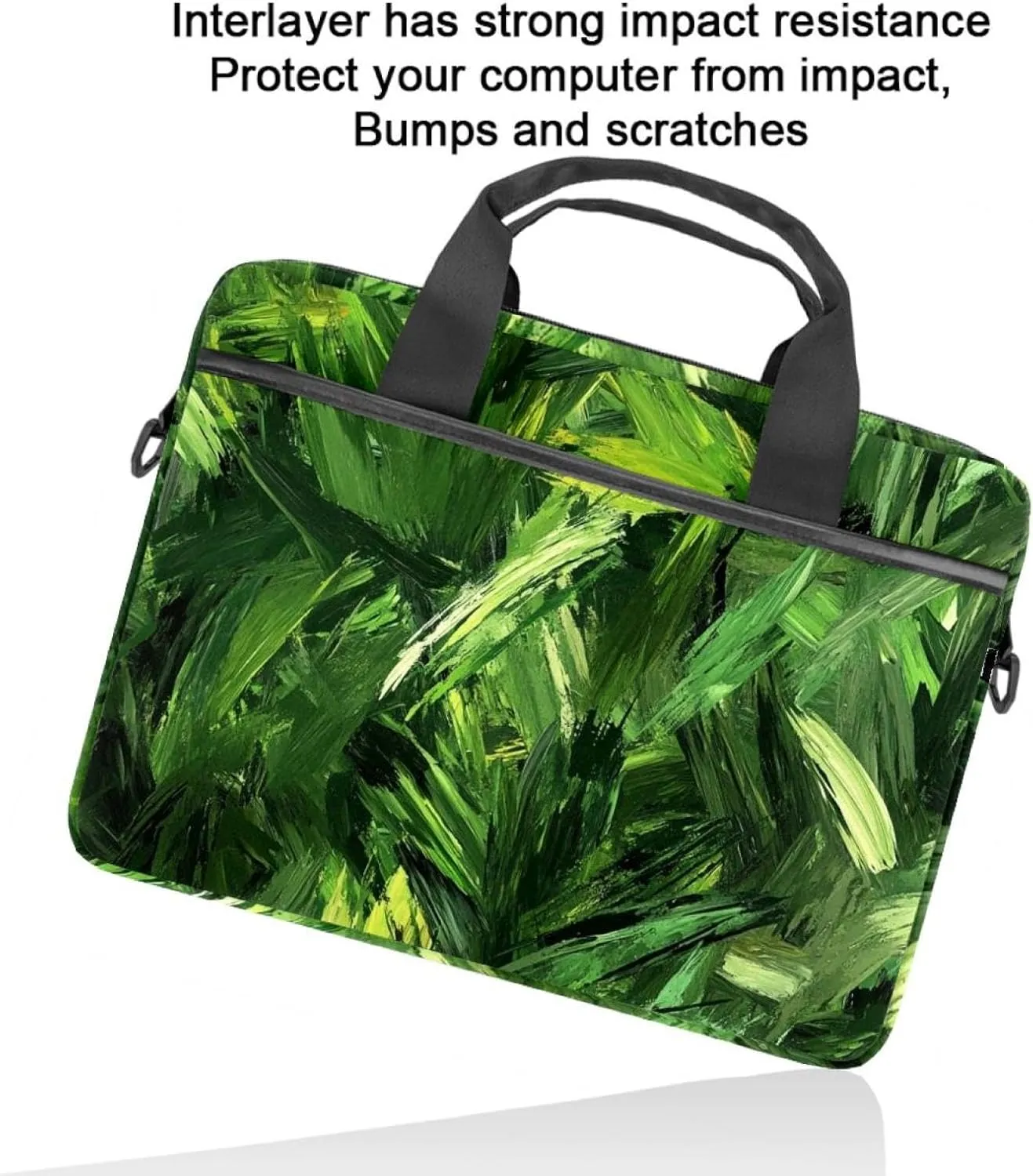 Laptop Bag Messenger Bag Sleeve Slim Laptop Briefcase with Handle Shoulder Strap