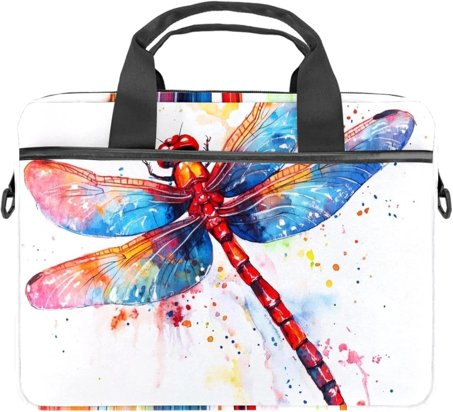 Laptop Bag Messenger Bag Sleeve Slim Laptop Briefcase with Handle Shoulder Strap