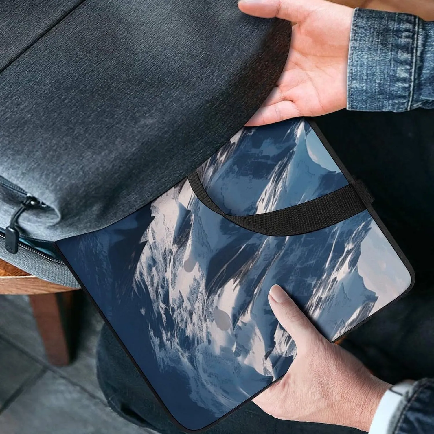 Laptop Case Sleeve 10inch Shockproof Laptop Case Melting Snow Mountain Laptop Sleeve Carrying Case