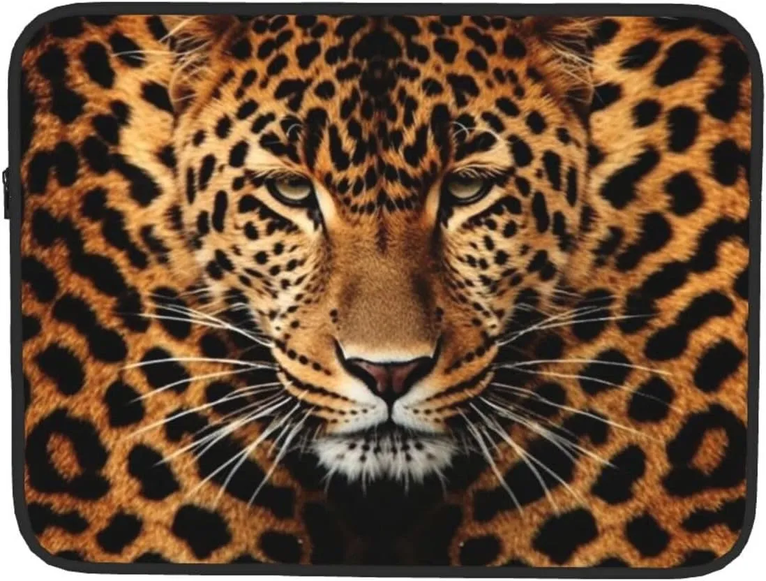 Laptop Case Sleeve Depict A Leopard Laptop Bag Computer Carrying Case 17 Inch Notebook Protective Sleeve Cover