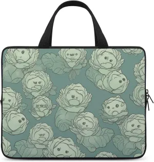 Laptop Case Sleeve Shockproof Computer Carrying Bag Cabbage Pattern Laptop Bag Tote Lightweight Notebook Case Cover Traveling Briefcase Handle Bags for Travel Business 13inch
